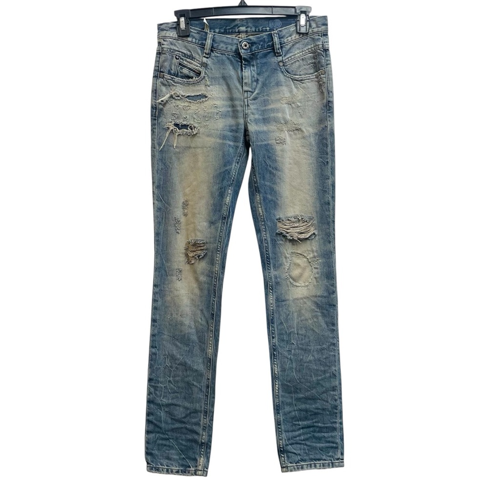 NWOT Diesel Belthy Regular Slim Straight Low Waist Jeans size 24